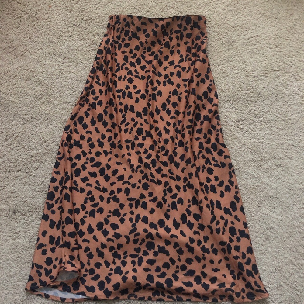 Leopard midi skirt from Urban Outfitters